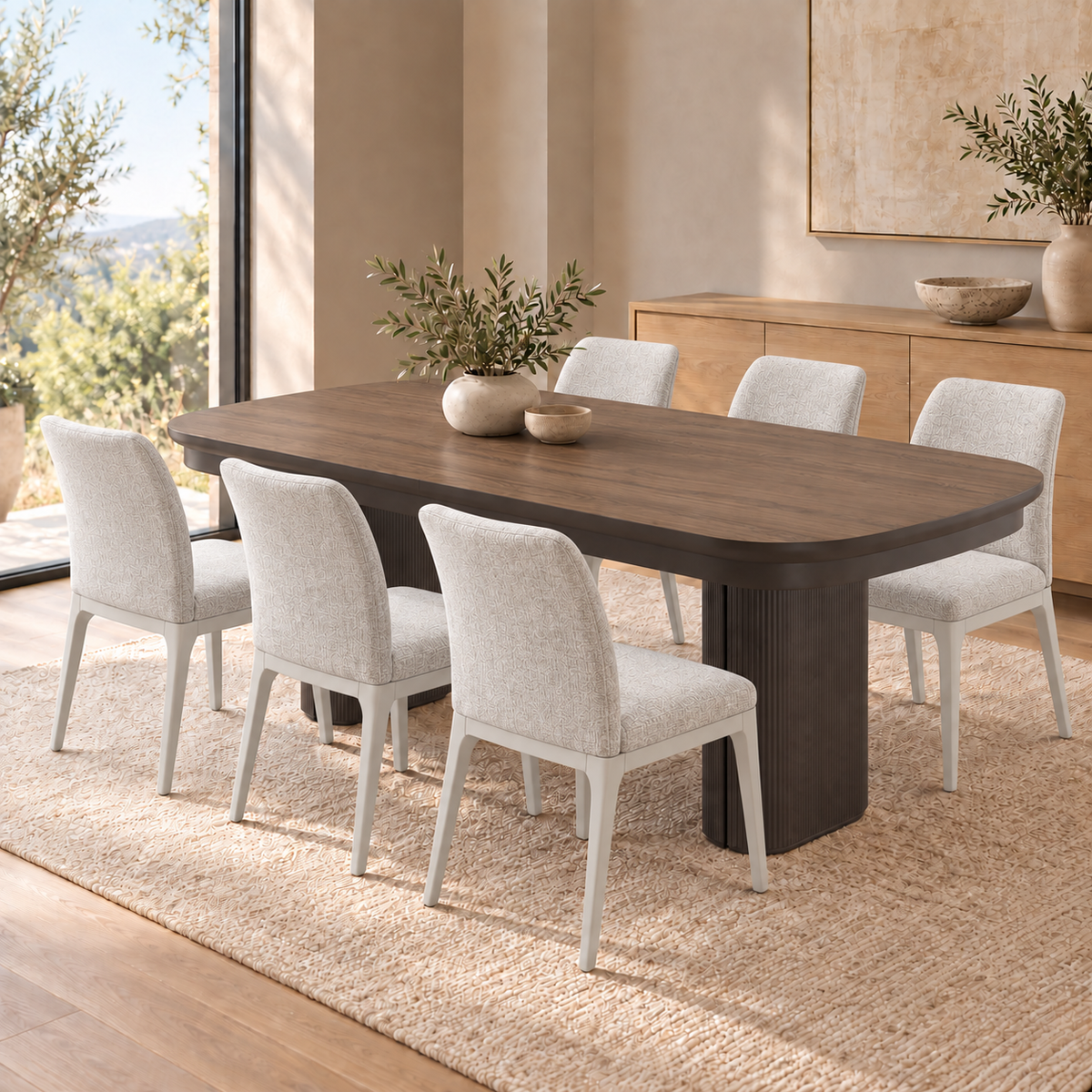 Essgruppe Asia 200-500 cm + 6 x Toronto