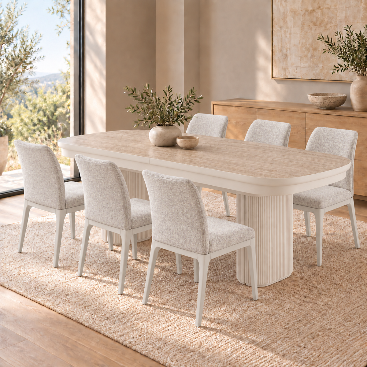 Essgruppe Asia 200-500 cm + 6 x Toronto