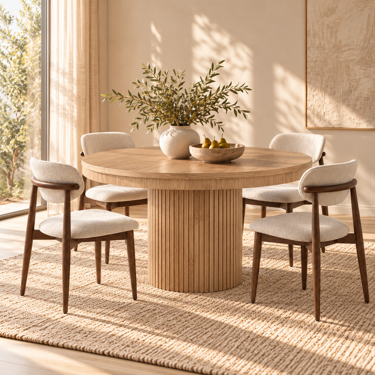 Essgruppe California 120-320 cm + 4 x Monaco
