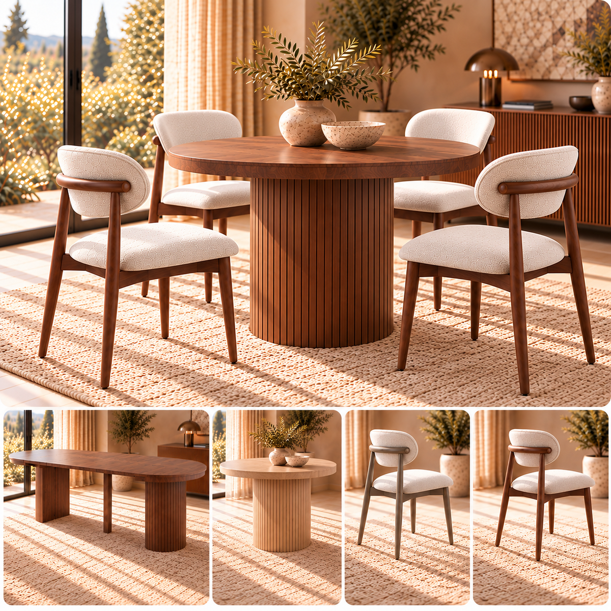 Essgruppe California 120-320 cm + 4 x Monaco