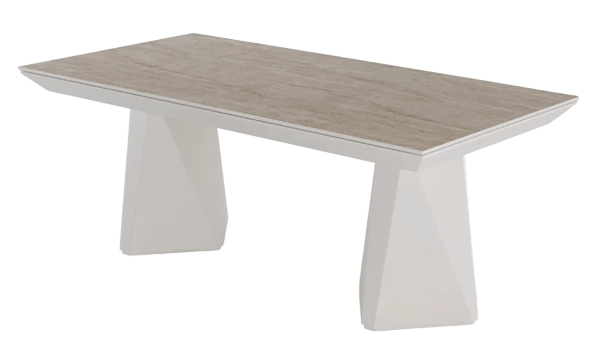 Diamond Essgruppe – ausziehbarer Esstisch + 6 Diamond Stühle