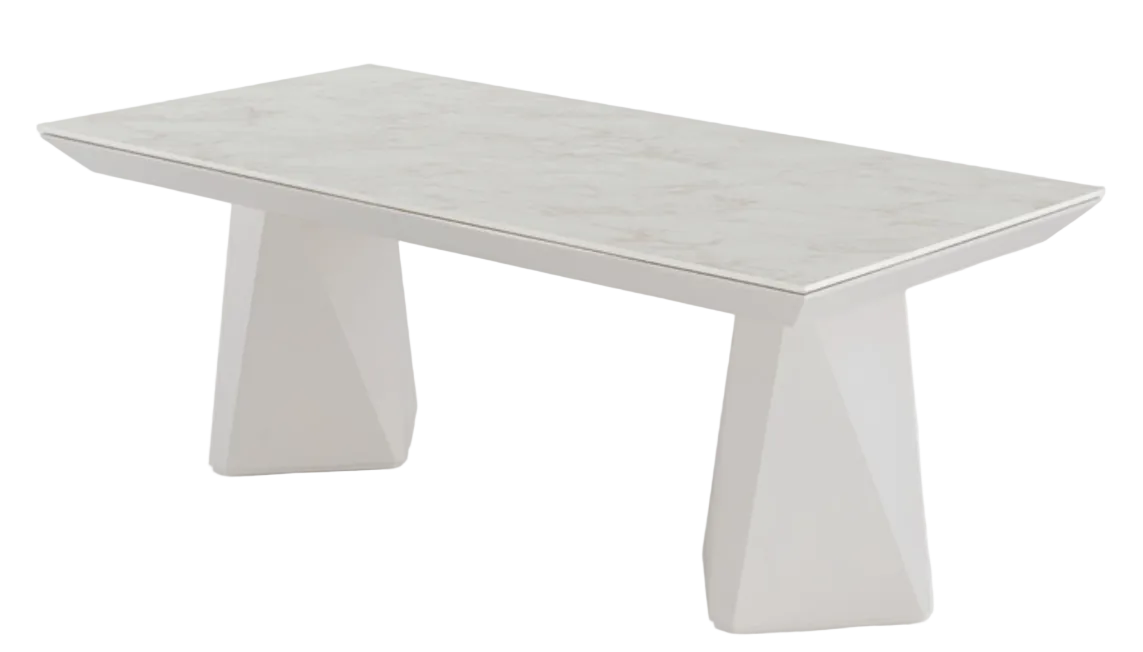 Diamond Essgruppe – ausziehbarer Esstisch + 6 Diamond Stühle