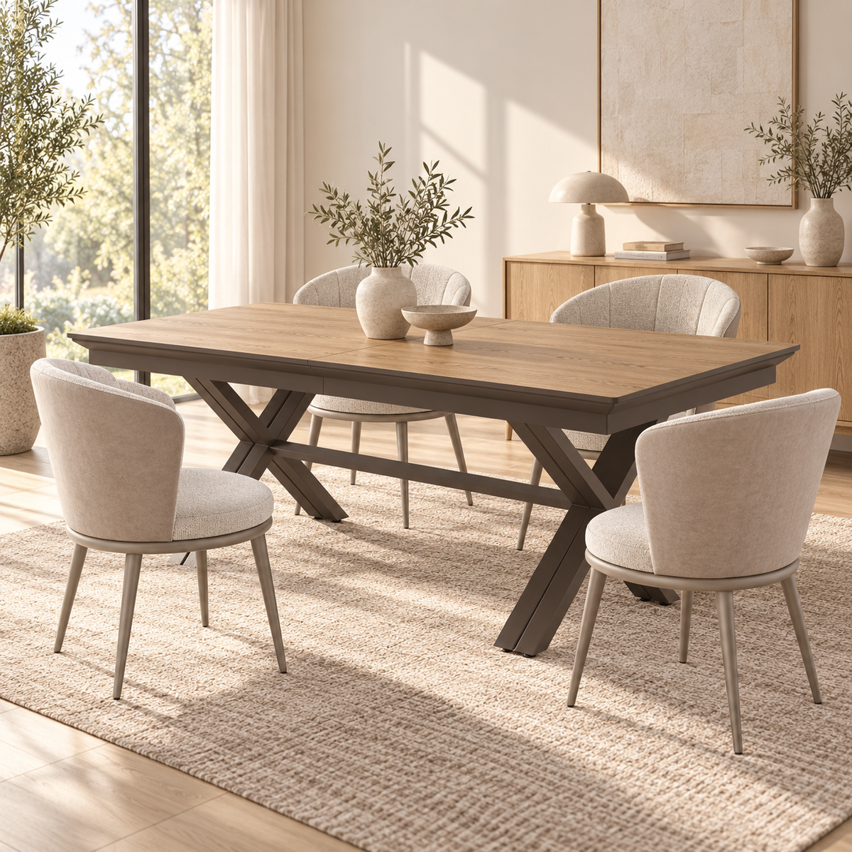 Essgruppe Royal 200-500 cm + 6 x Lipa