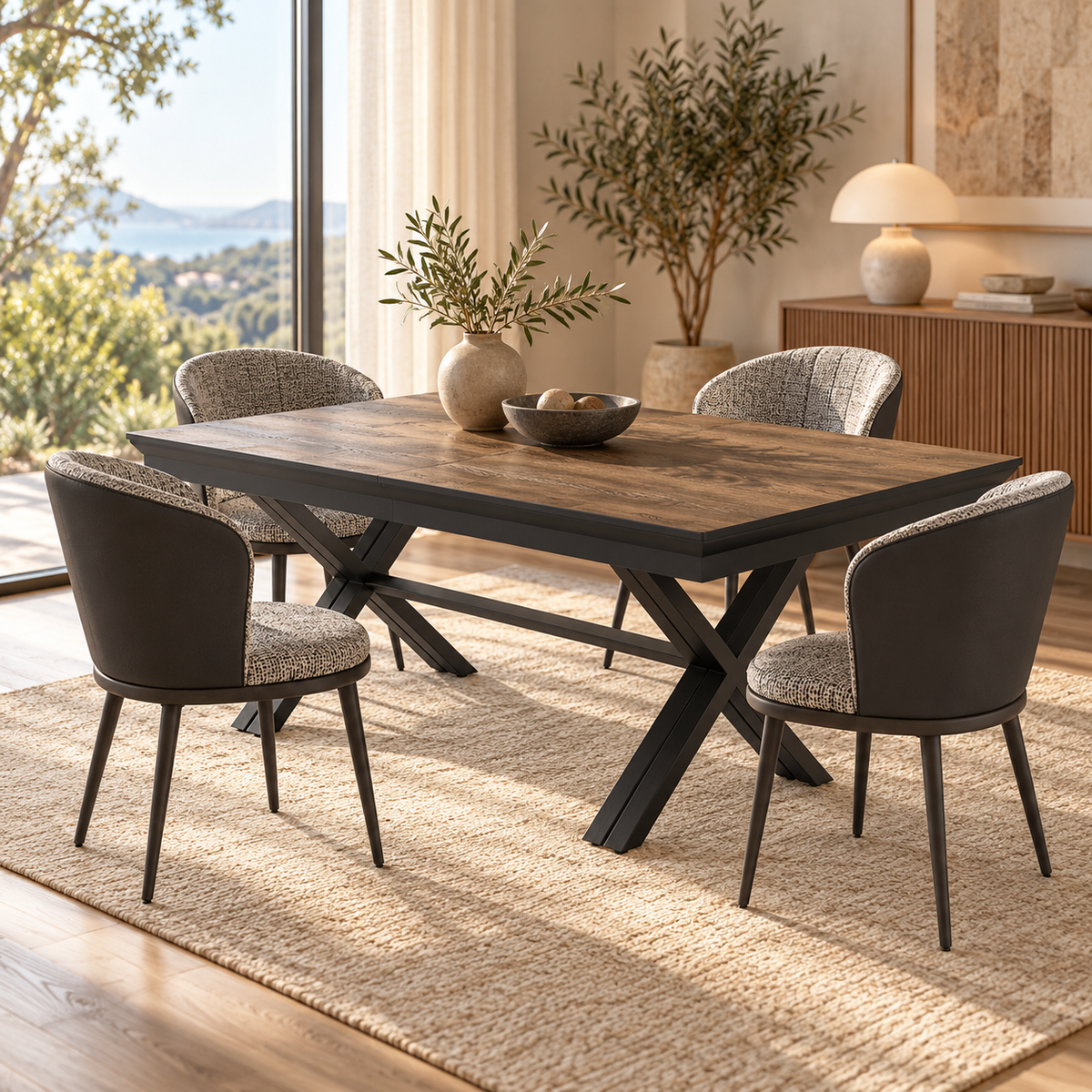 Essgruppe Royal 200-500 cm + 6 x Lipa