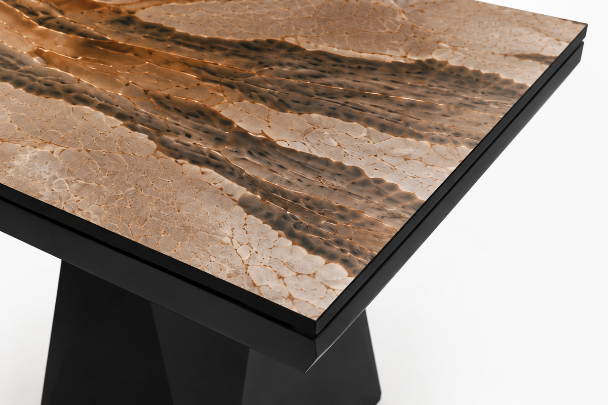 Diamond Essgruppe – ausziehbarer Esstisch + 6 Diamond Stühle